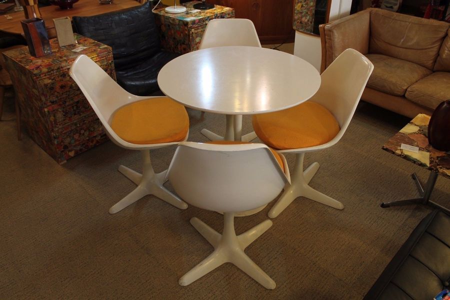 Arkana Tulip Suite Dining Table 4 Chairs Vintage Retro 50s 60s 70s Saaranin Er