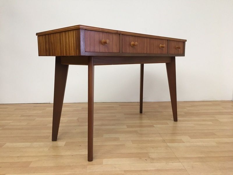 Vintage Morris Of Glasgow Mid Century 60 S Walnut Dressing Table