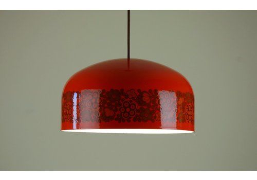 Enamel Pendant Lamp By Kaj Franck For Fog & Mørup And Arabia, 1970s