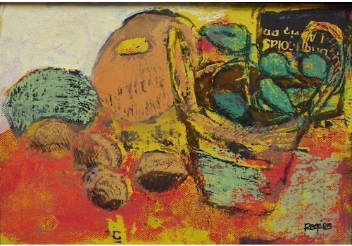 Rago Liliana   Oil On Cardboard   Still Life