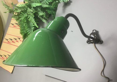 Porcelain Gooseneck Wall Sconce From Abolite, 1940s