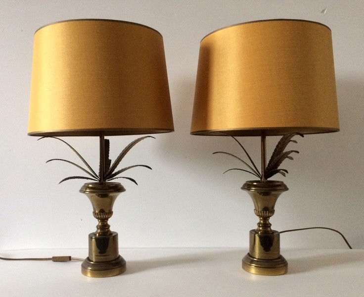 Hollywood Regency Brass Pineapple Table Large Brass Pineapple Table Lamp