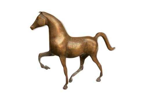 Vintage Brass Horse