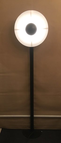 Vintage Floor Lamp With Oluce Clock photo for sale