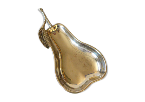 Silver Pear Trinket Bowl