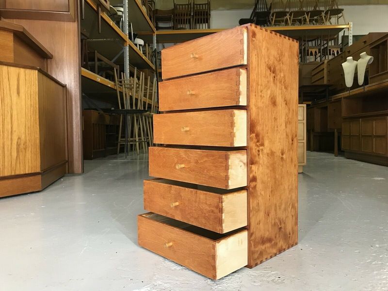 Stunning Vintage Collectors File Cabinet Watchmakers Retro Library Drawers Vinterior