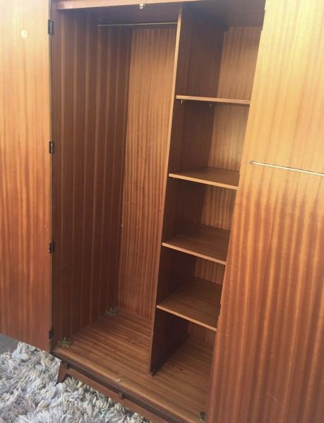 Retro Vintage Wardrobe Armoire Fornasetti Style Italian 1950s 60s Vinterior