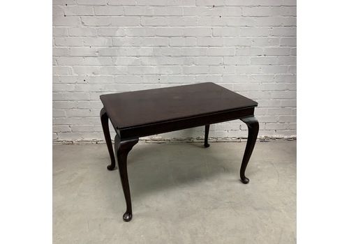 19th C Mahogany Coffee Table With Cabriole Legs