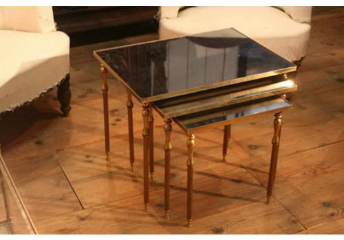 Brass Nesting Table