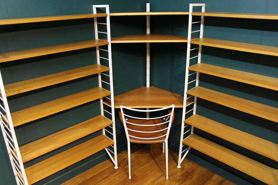 Smart Staples Ladderax Corner Shallow Bookcase System Vinterior