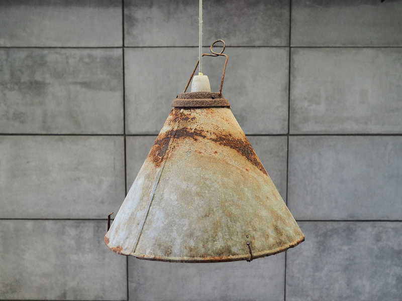 Metal Lamp, Industrial Style, 50s photo furniture