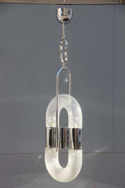Murano Curved Crystal Chandelier Attributed Carlo Nason Murano Curved Crystal Chandelier Attributed Carlo Nason