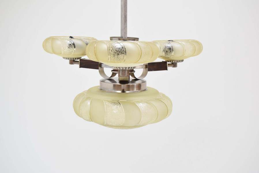Art Deco Chandelier,1930‘S. photo for sale