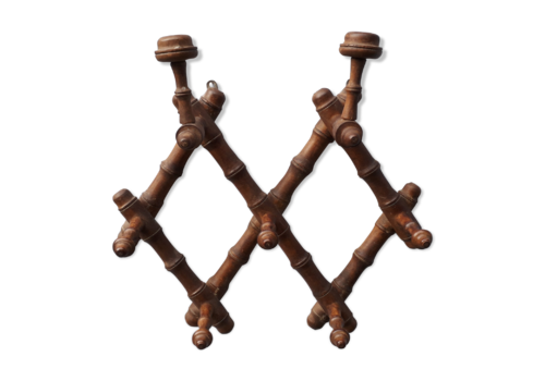 Articulated Coat Rack 9 Wooden Pads