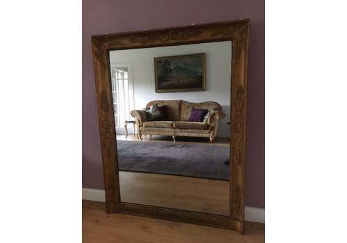 200 Year Old Antique Large Mirror