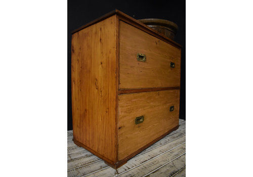 Antique Pine Chest Of Drawers   Trunk
