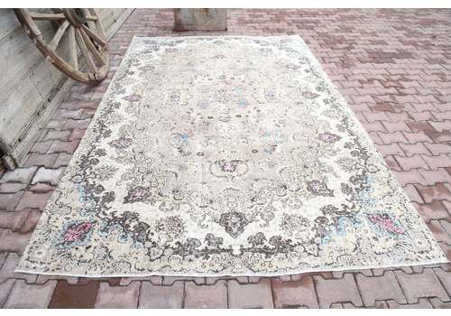 2 Rugs For Tamara. Turkish Oushak Area Rug, Bohemian, Floral, Oriental Wool Bedroom Decor