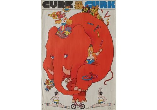 Waldemar Swierzy   Polish Poster   Cyrk