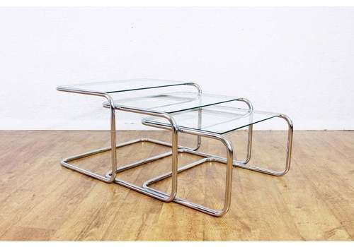 Michel Dumas Nesting Tables In Plexiglas