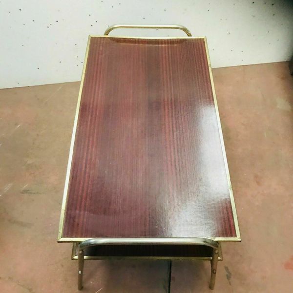 Coffee Table With Two 20th Century Tops Circa 1970 photo for sale