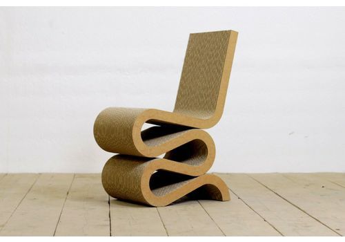 Vintage Mid Century Modern Easy Edges 'Wiggle' Chair By Frank Gehry For Vitra