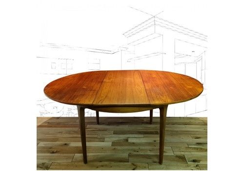 1960's Teak Sform  Extending Dining Table