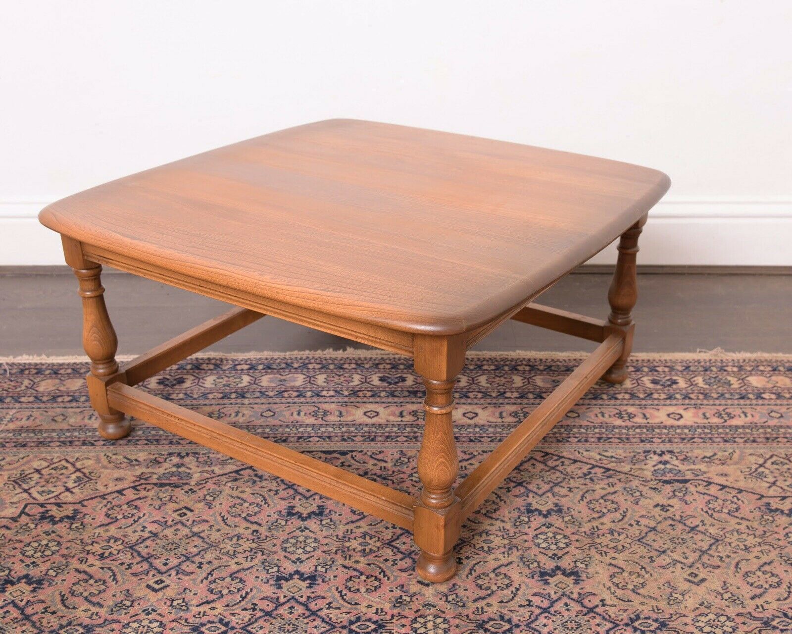 Ercol Colonial Square Coffee Table In Golden Dawn Model 711 Vinterior