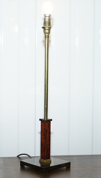 Lovely Bronzed Tall Rochamp Ltd Free Standing Table Desk Lamp Mid Century Modern