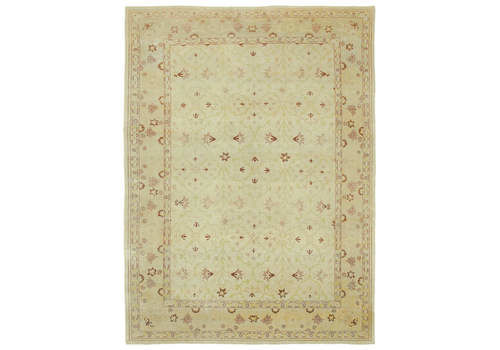One Of A Kind Oriental Beige Oushak Large Area Rug