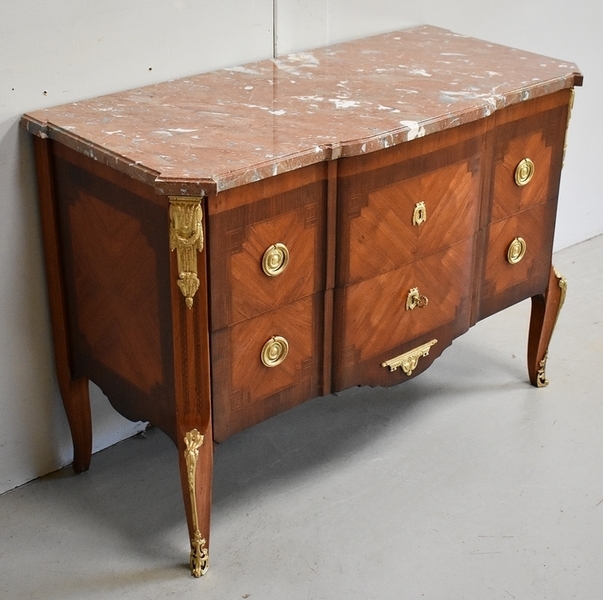 Sauteuse Commode, Louis XV / Louis XVI Transition   2nd Part Of The 19th Century photo furniture