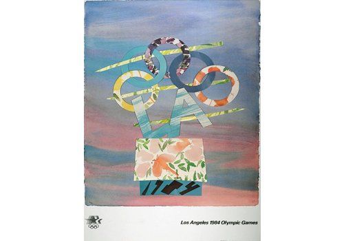 1984 Olympic Games Los Angeles Original Vintage Poster