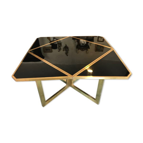 Romeo Rega Extendable Table, Brass photo furniture