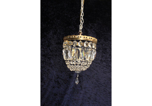 Early 20th Century Prism Bag Chandelier