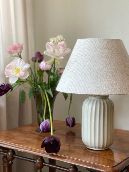 Upsala Ekeby Art Deco Ceramic Table Lamp. 1940s. photo furniture