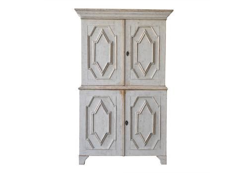 Swedish Baroque Cabinet, 1800s