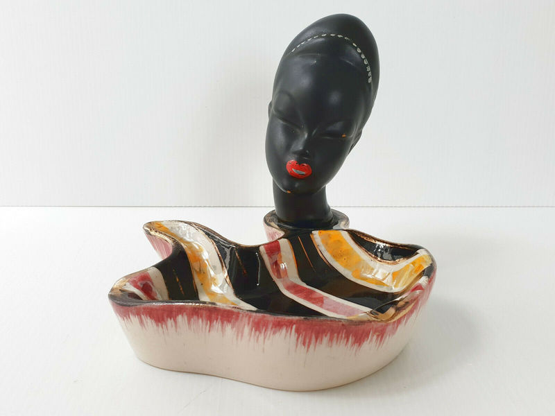 Ceramic Ashtray Hubert Bequet A Quaregnon 1950 Rockabilly Zazou 50s photo furniture