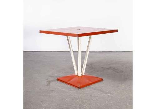 1950’s Original French Tolix Outdoor Dining Table – Four Column Base (Model 1116.1)