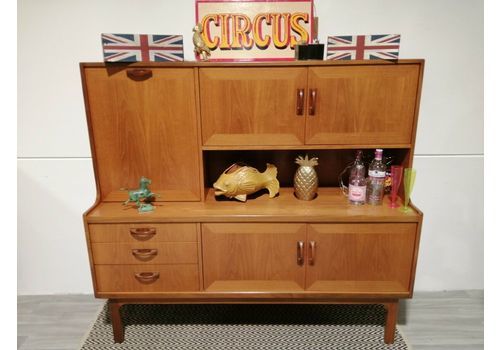 Teak G Plan E Gomme Highboard Mid Century Sideboard