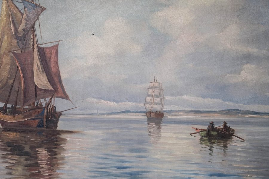 Marine Motif By A. Sten Bille From Around 1910. photo furniture