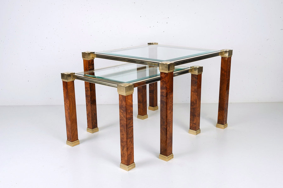 Rare Couple Of Two Tier Side Tables By Pierre Vandel, Paris photo furniture