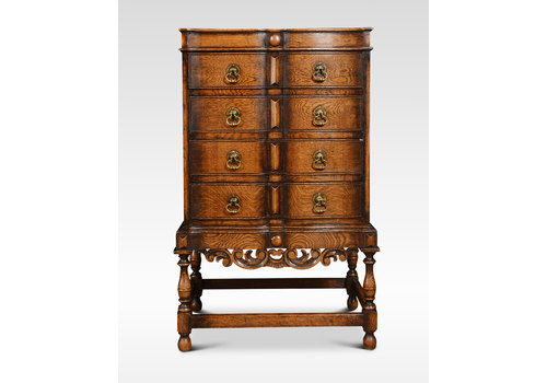 Oak Georgian Style Chest Of Drawers