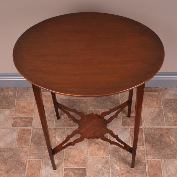 19thc Mahogany Oval Occasional Table photo furniture