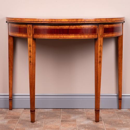 Georgian Satinwood Card Table photo furniture