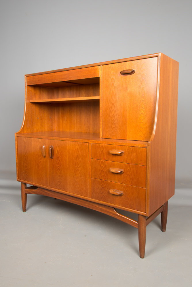 Retro Teak Mid Century G Plan Sideboard Highboard Cocktail