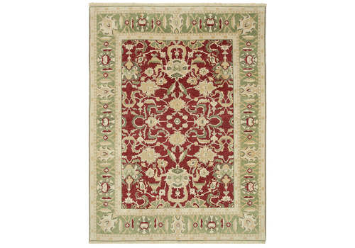 Handmade Wool Oriental Beige Large Oushak Area Rug 268 X 350 Cm