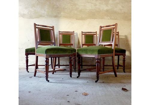 Set Of 6 Howard And Sons Dining Chairs