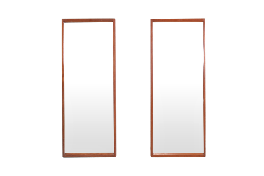Teak Danish Design Mirror By Kai Kristiansen For Aksel Kjersgaard Model