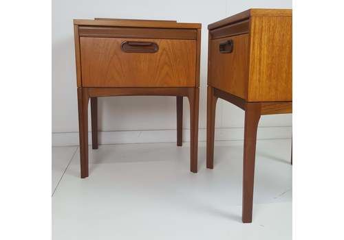 Vintage Bedside Drawers By William Lawrence X 2