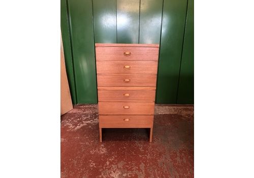 Mid Century Austinsuite Tallboy Chest Of Drawers