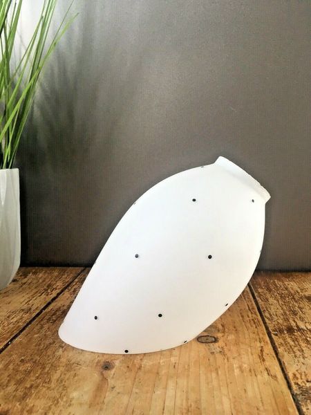 Vintage Retro 60's Angled Polka Dot Lamp Shade For Ceiling Light Sconce 70's photo Lighting